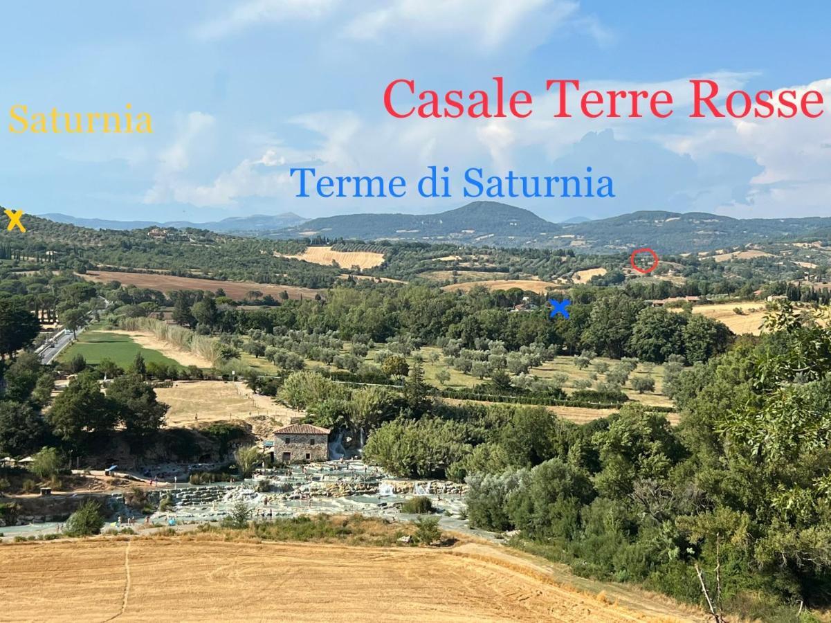 Casale Terre Rosse Bed & Breakfast Saturnia Ngoại thất bức ảnh